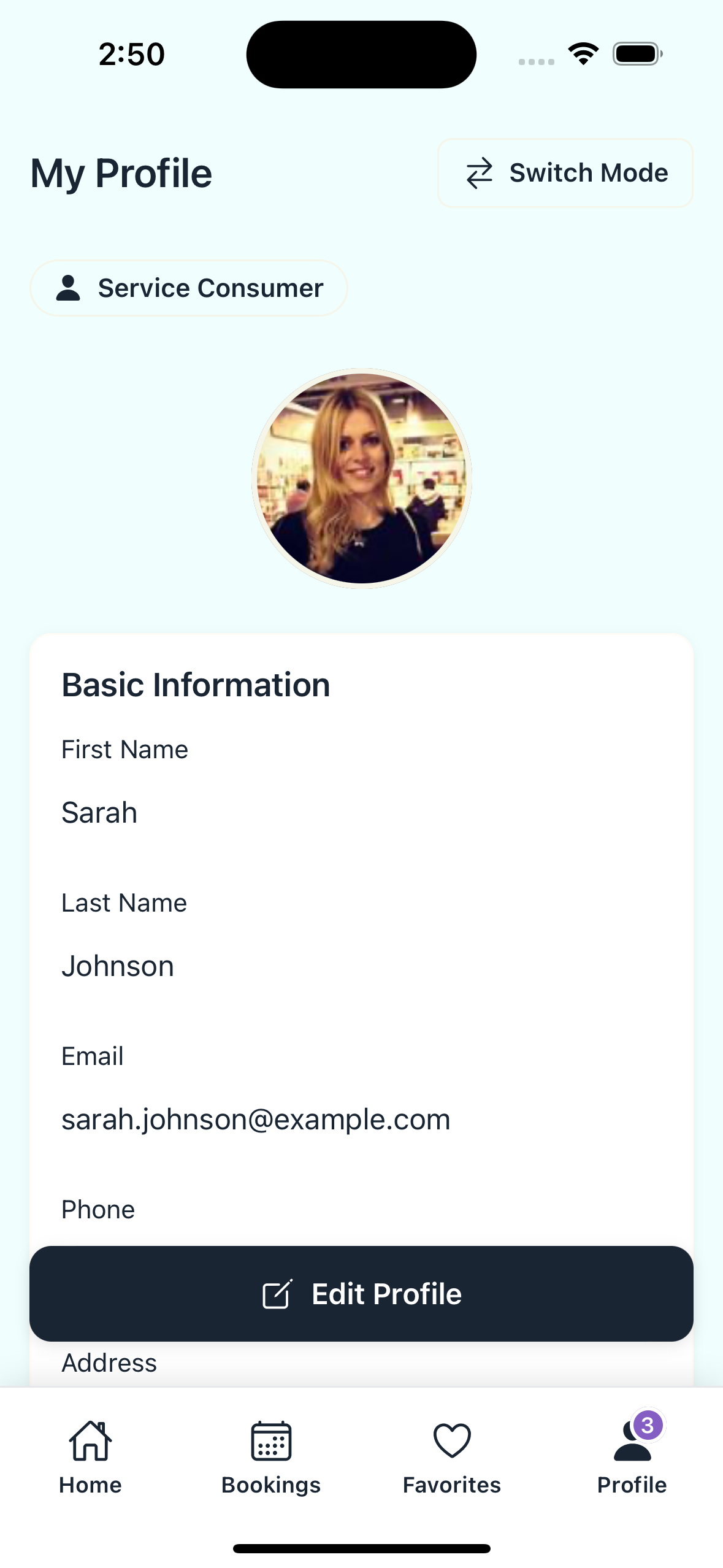 Profile Screen